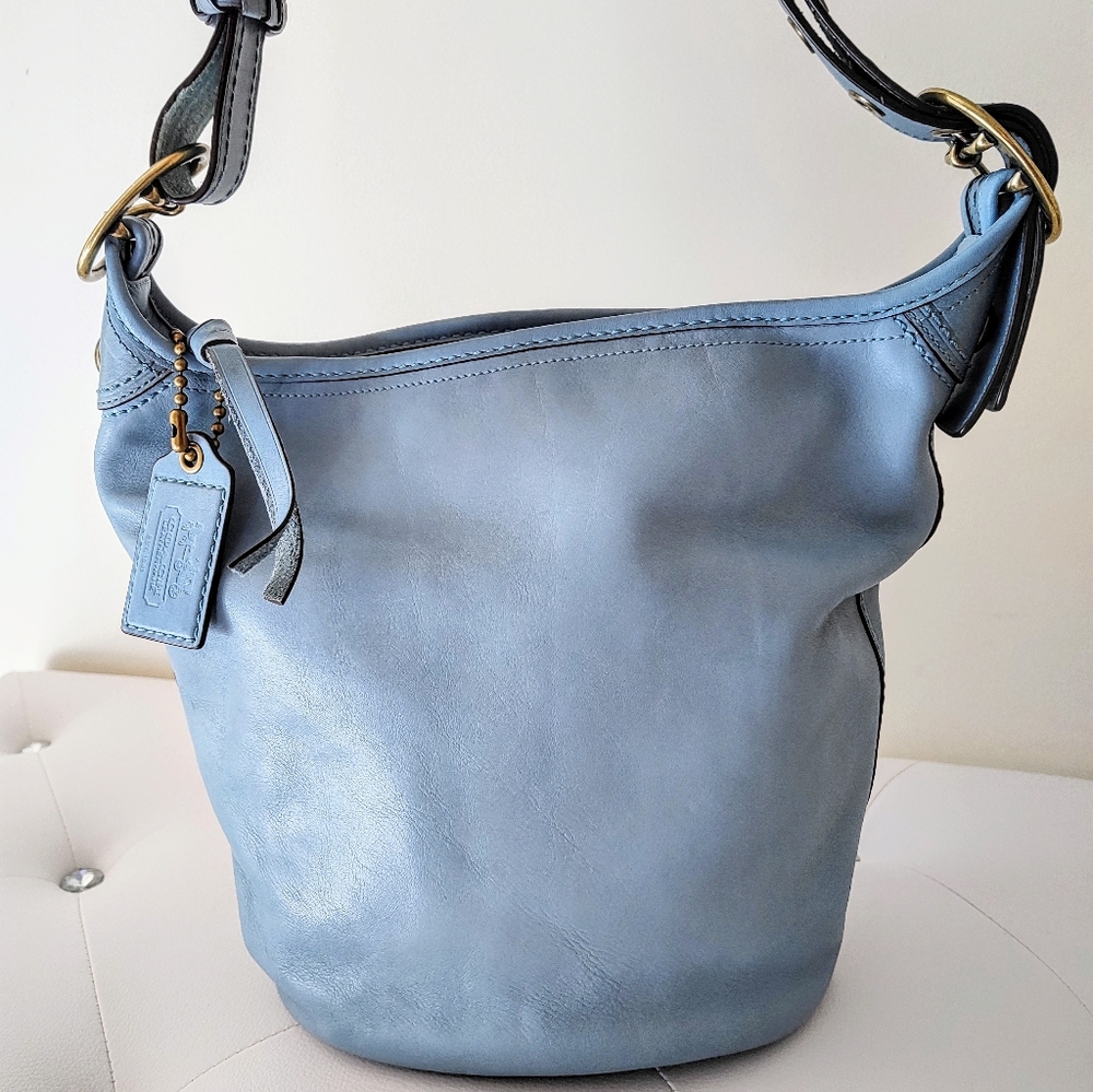 ~~COACH🩵Bleeker Tattersall Bag~~